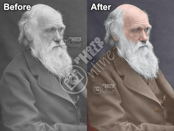 Photo coloring base level