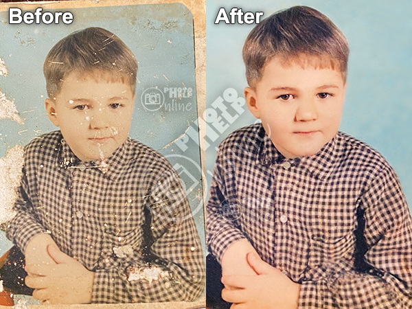 Photo restoration medium level color